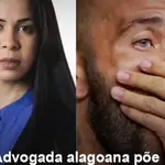 La abogada de la familia Alves, junto al brasileño en uno de sus post en redes sociales