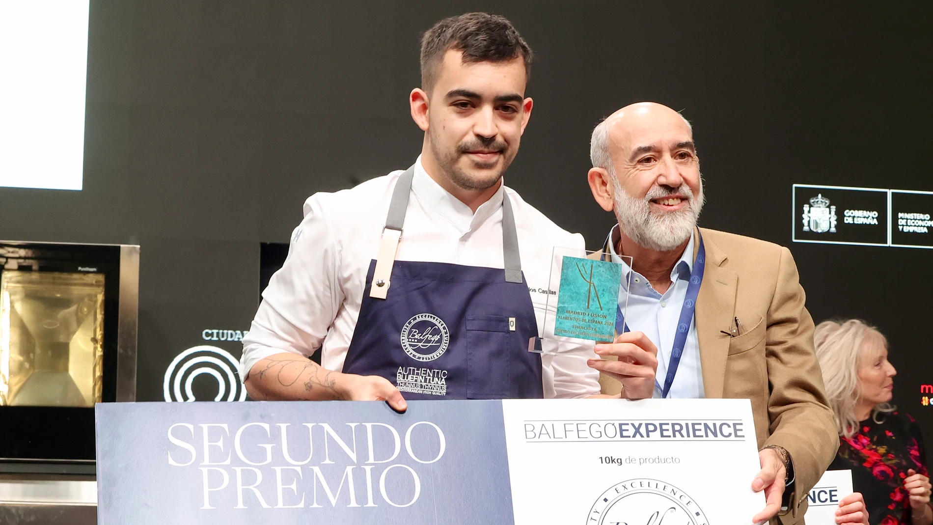 El cocinero Abulense, Carlos Casillas ganador del segundo premio al cocinero revelación