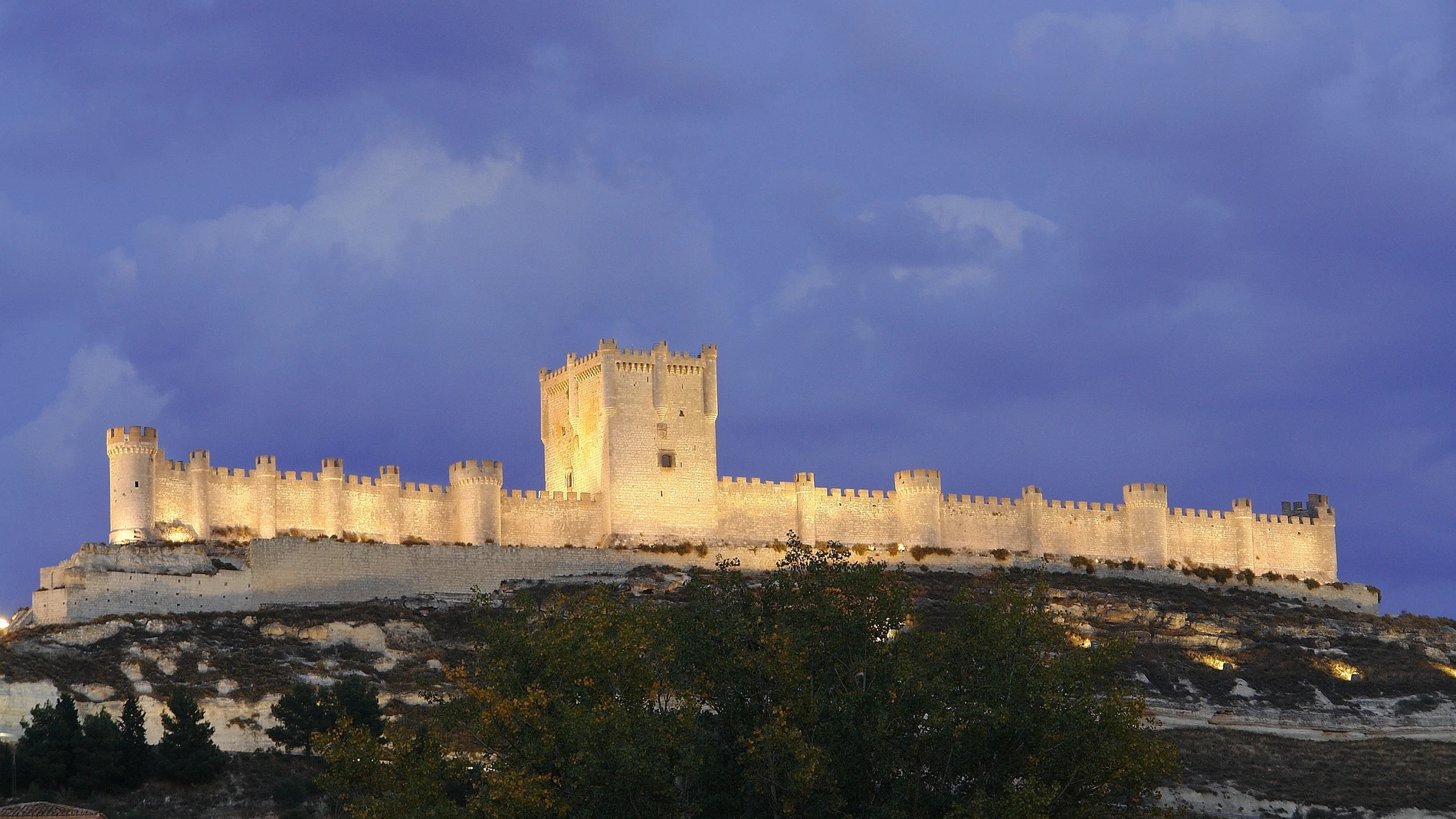 Castillo de la localidad vallisoletana de Peñafiel