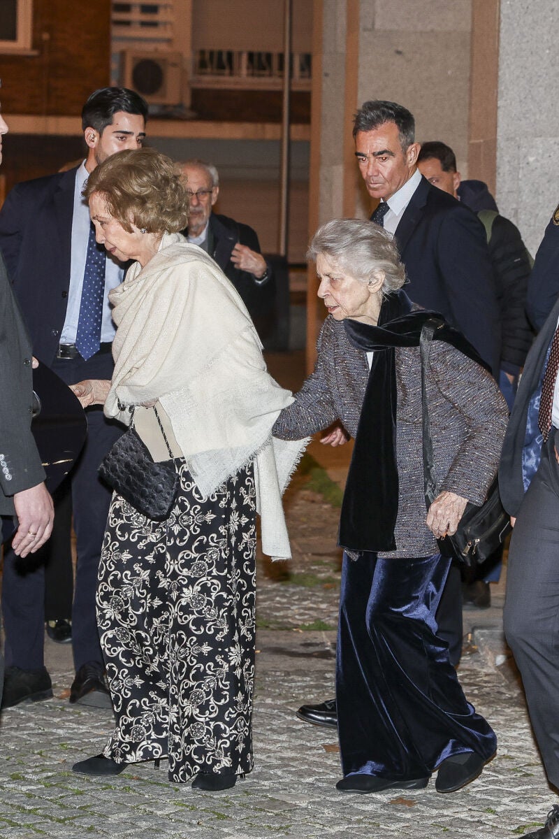 La Reina Sofía e Irene de Grecia en el Auditorio Nacional