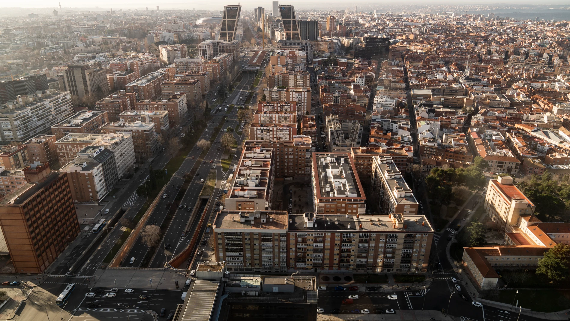 Vistas de Madrid desde la torre Cepsa