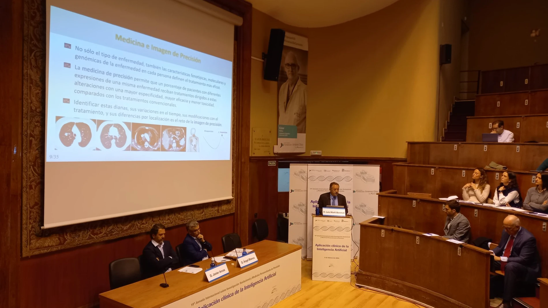 El Dr. Martí-Bonmatí en la 19ª Jornada Internacional sobre Investigación Traslacional y Medicina Personalizada de Precisión