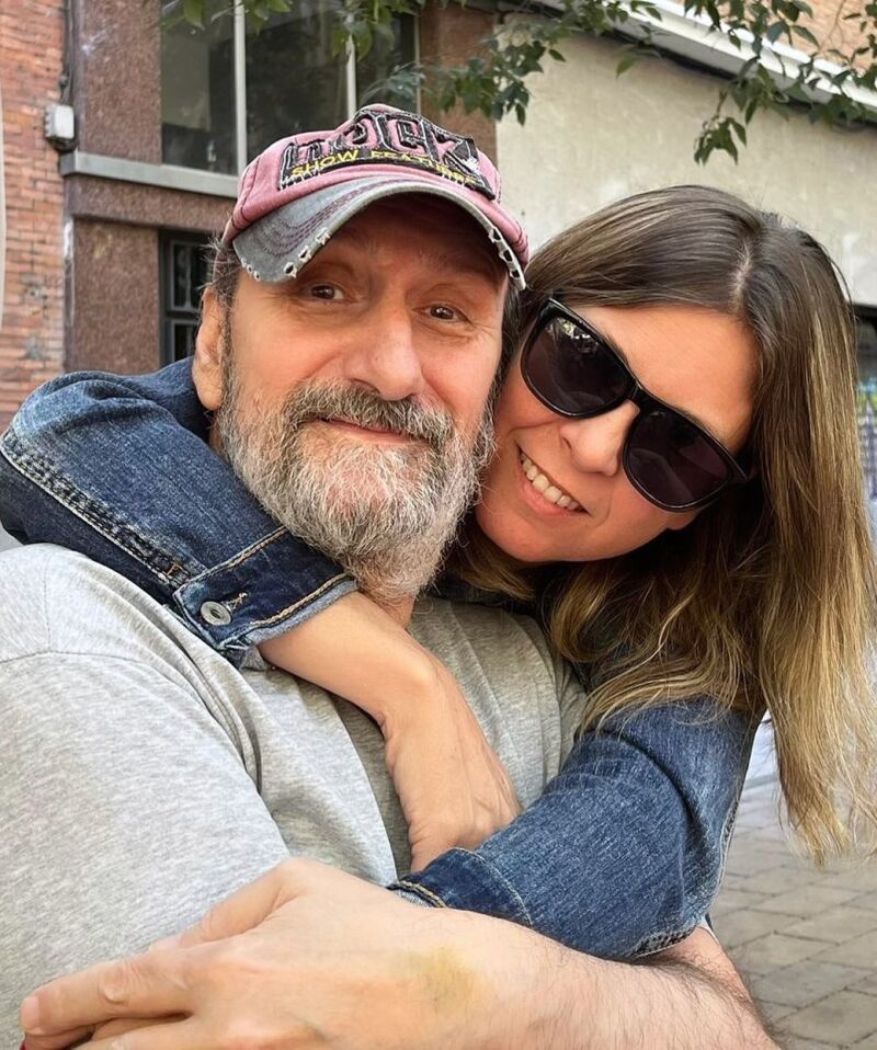 José Luis Gil y su hija, Irene Gil