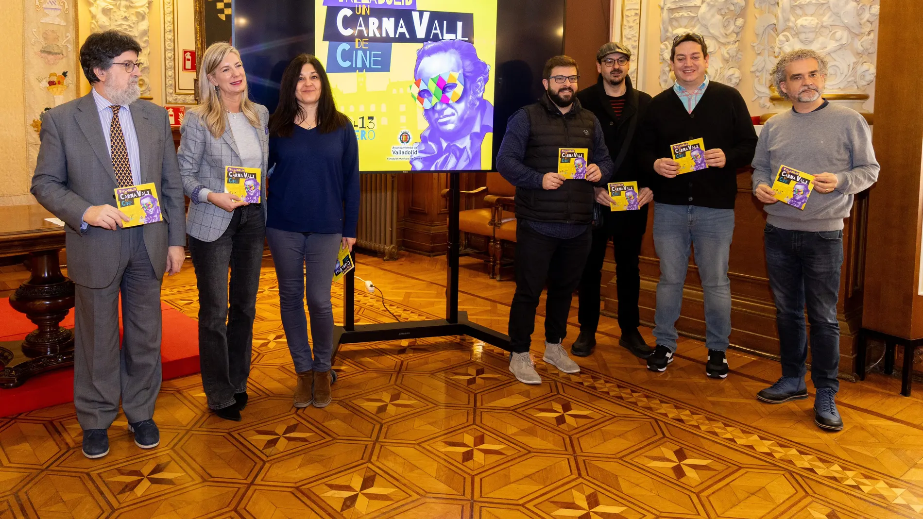 Presentación de la programación de Carnaval en el Ayuntamiento de Valladolid