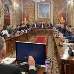 Javier Iglesias preside el pleno de presupuestos de la Diputación de Salamanca