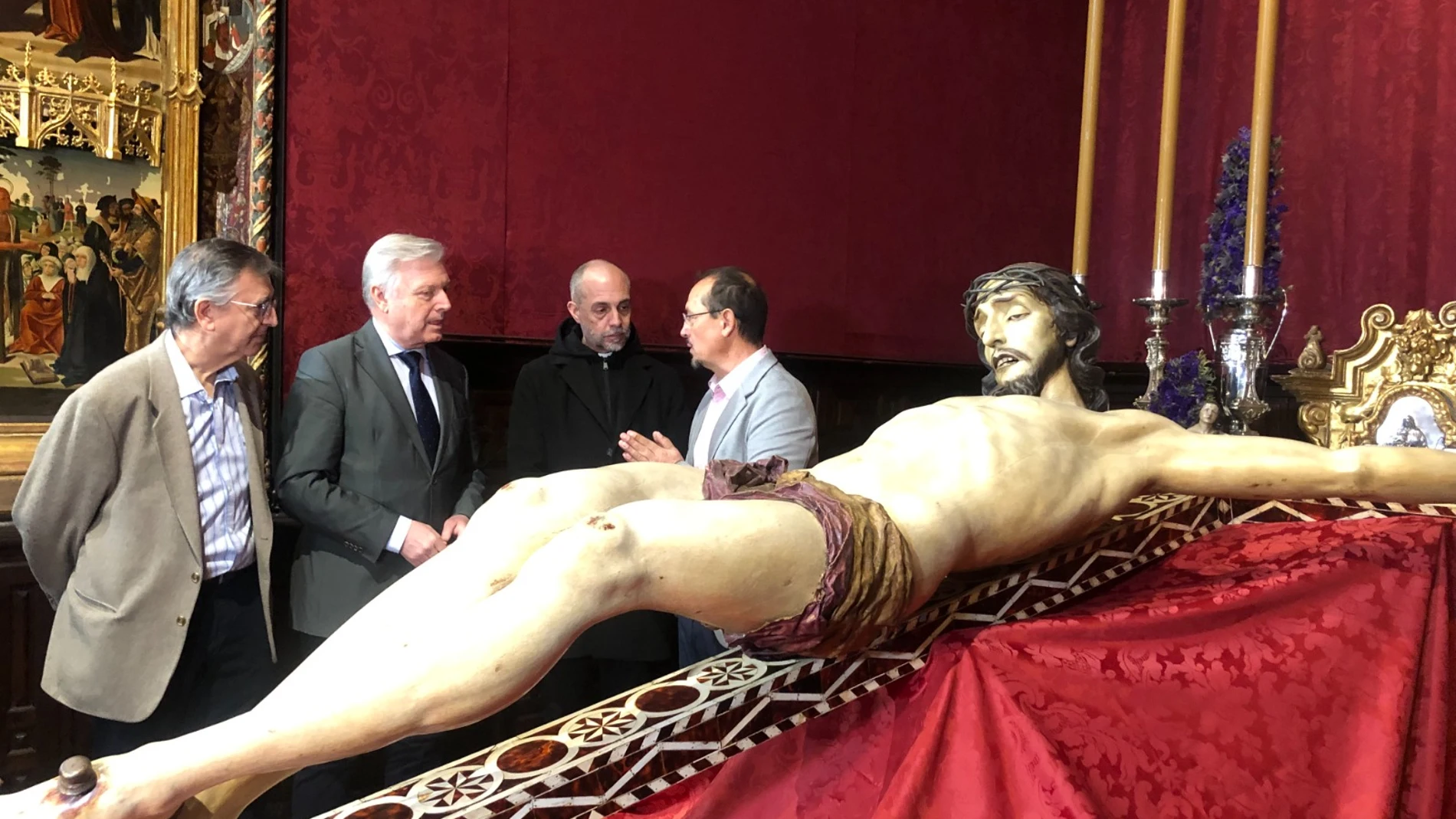 Cristo del Silencio de Granada en su templo de San José
