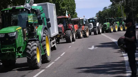 MADRID.-Policía y servicios de emergencia se preparan y coordinan ante las tractoradas previstas en Madrid