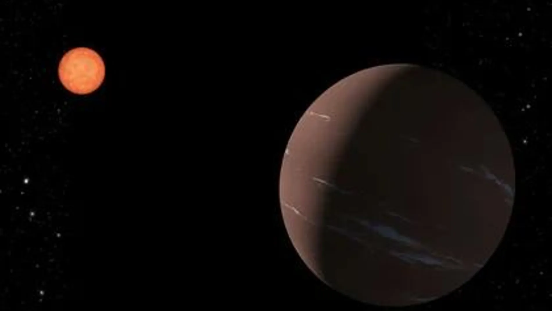  Esta ilustración muestra una forma en que el planeta TOI-715 b, una súper Tierra en la zona habitable