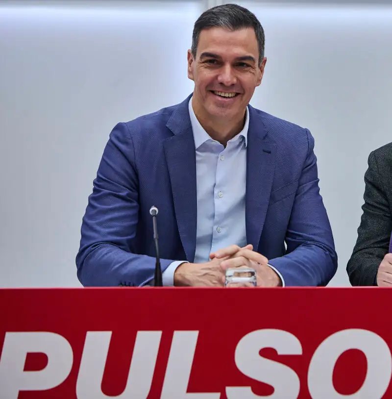 El secretario general del PSOE y presidente del Gobierno, Pedro Sánchez, encabeza este lunes en Ferraz, la reu