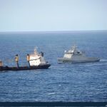 MURCIA.-El BAM 'Relámpago' realiza labores de vigilancia y seguridad marítima en islotes y peñones del norte de África