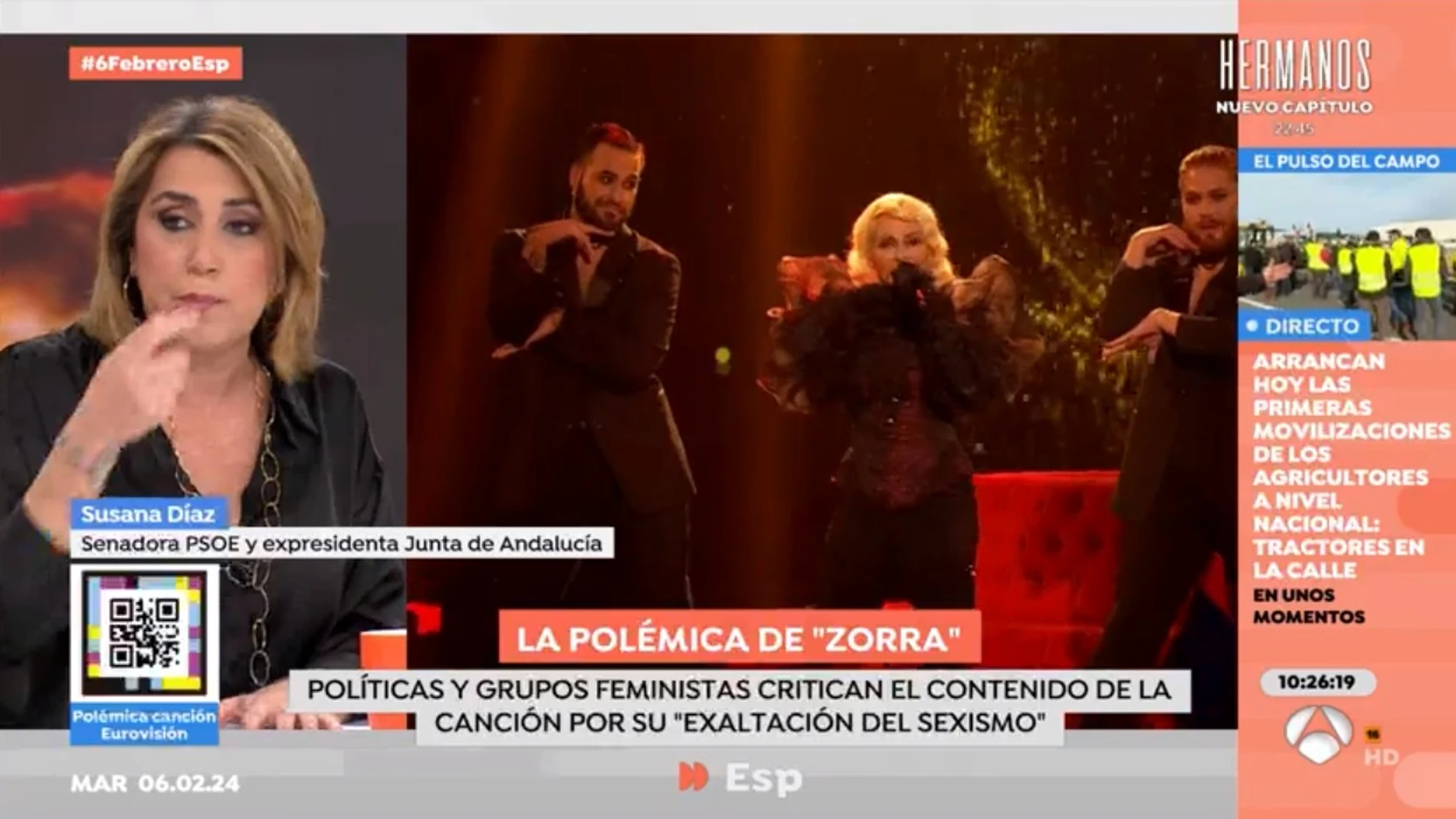 Susana Díaz en "Espejo Público" 