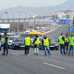 Las protestas colapsan la Circunvalación de Granada y cortan varios tramos de autovías