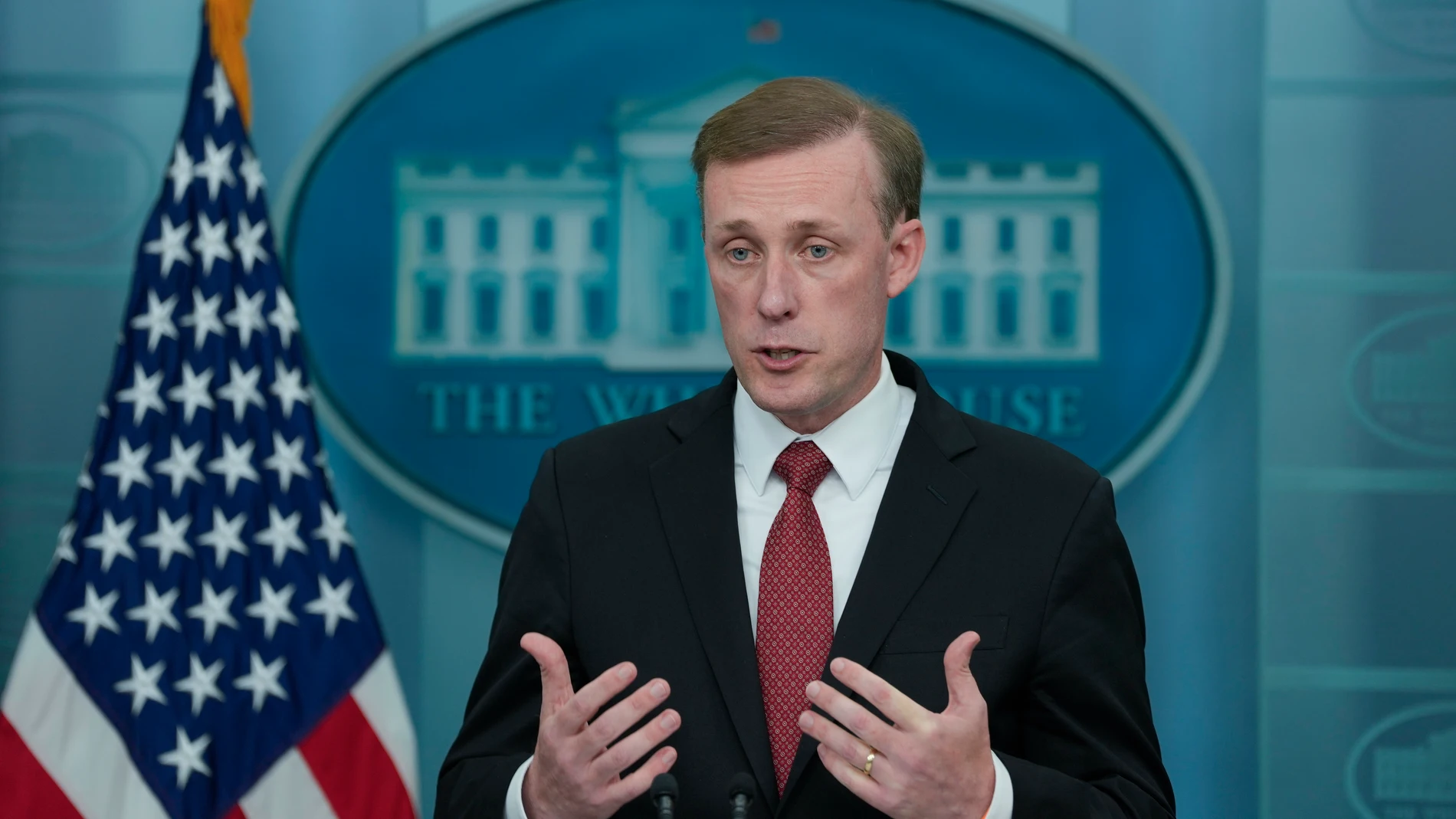 October 10, 2023, Washington, District of Columbia, USA: United States National Security Advisor Jake Sullivan participates in the daily briefing at the White House in Washington, DC, October 10, 2023 (Foto de ARCHIVO)10/10/2023