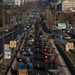 Segunda jornada de protestas de los tractores en las carreteras españolas para pedir mejoras en el sector