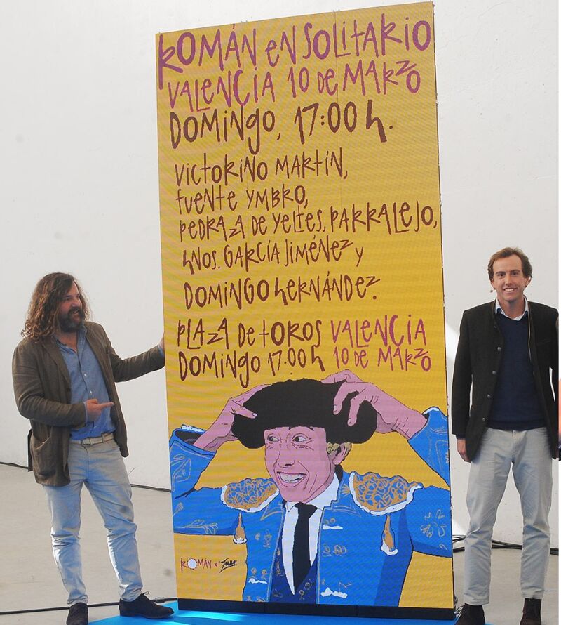 Cartel del 10 de marzo en Valencia, con Román lidiando 6 toros en solitario