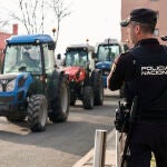Agricultores en la tractorada de La Rioja: Los ánimos están caldeados, pero tranquilos