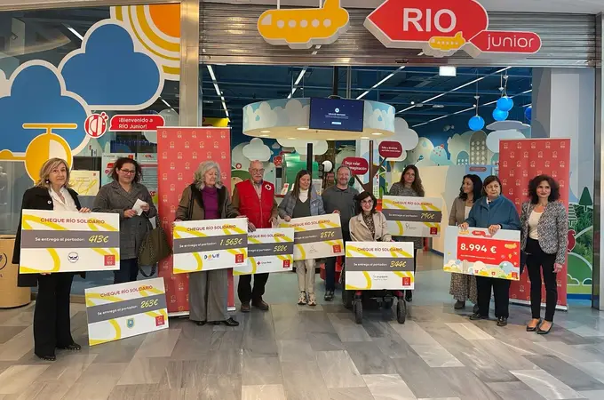 RÍO Shopping recauda más de 13.000 euros que entrega a ocho ONG y asociaciones vallisoletanas