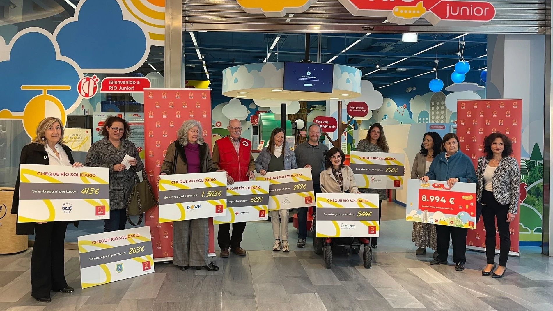 Entrega de la recaudación solidaria de RÍO Shopping