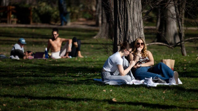 Altas temperaturas en Madrid en el mes de enero