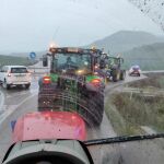 Tractores que empiezan a salir en la provincia de Valladolid