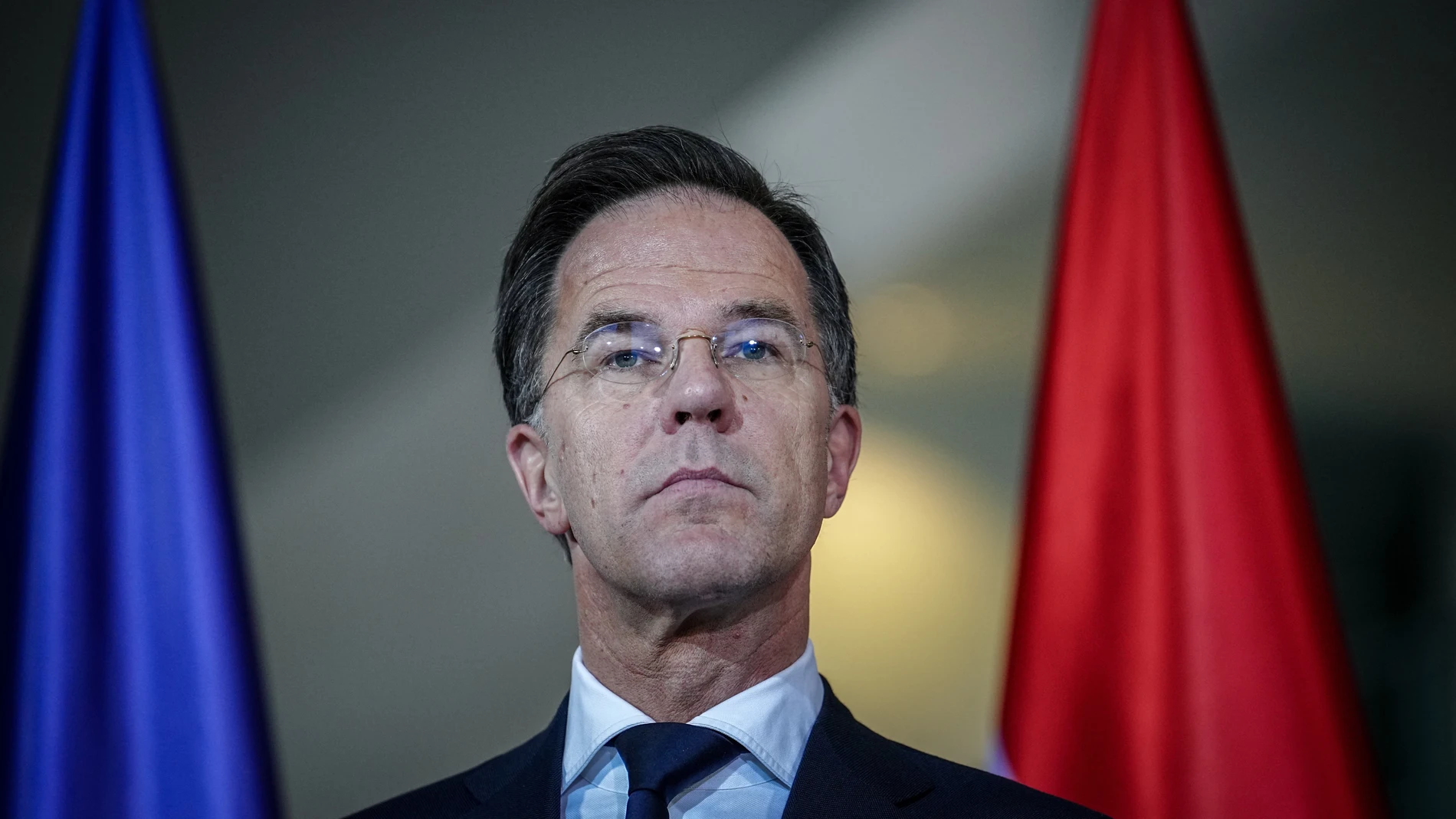 11 December 2023, Berlin: Dutch Prime Minister Mark Rutte holds a press conference with German Chancellor Olaf Scholz in the Federal Chancellery. Photo: Kay Nietfeld/dpa (Foto de ARCHIVO)11/12/2023 ONLY FOR USE IN SPAIN
