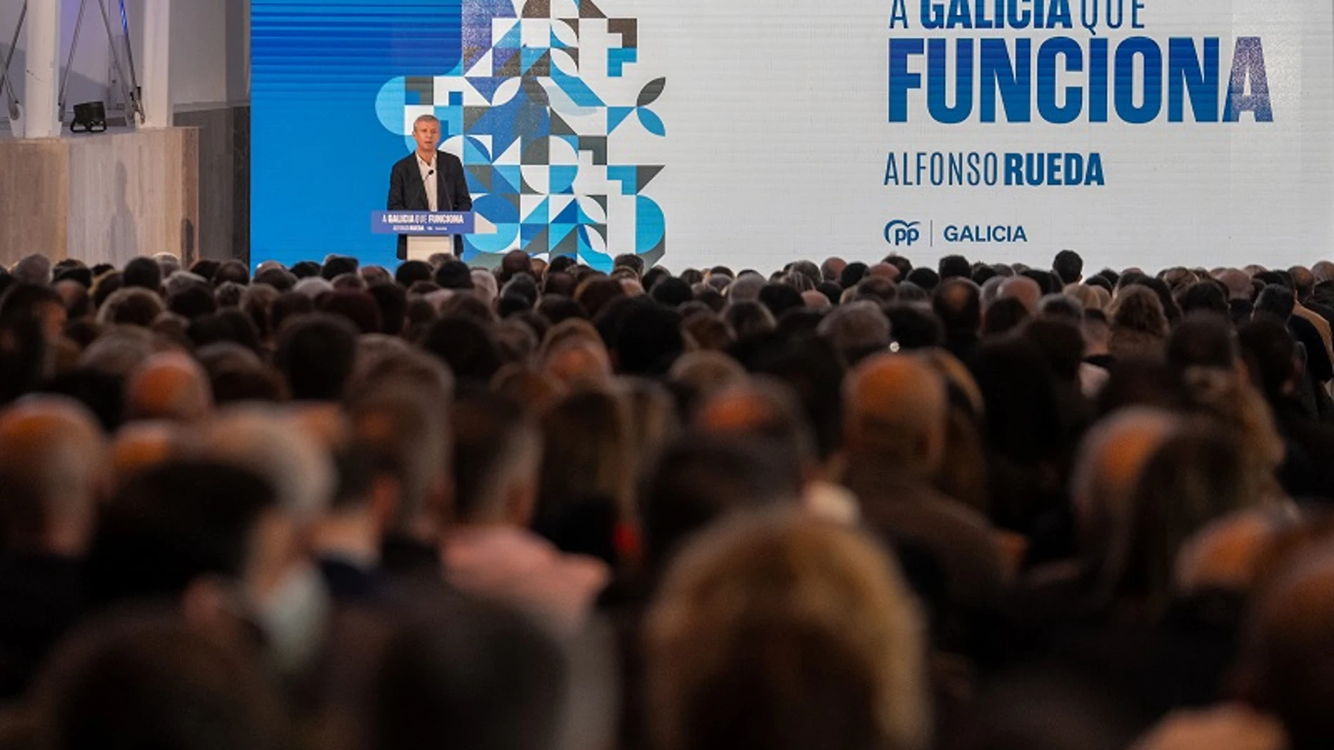 Rueda, hoy, en un acto sectorial de Educación celebrado en la Ciudad de la Cultura.