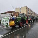 Protesta de agricultores en la provincia de Sevilla