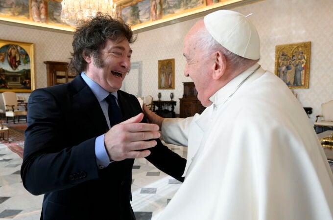 Pope Francis receives President of Argentina Javier Milei