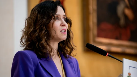 En la imagen, la presidenta madrileña, Isabel Díaz Ayuso