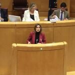 La consejera de Educación, Rocío Lucas, interviene en el Senado