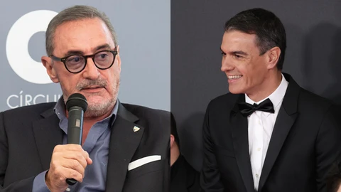 Montaje de Carlos Herrera y Pedro Sánchez