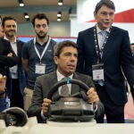El president de la Generalitat, Carlos Mazón, durante el eMobility Expo World Congress 2024 que se celebra en València hasta el jueves