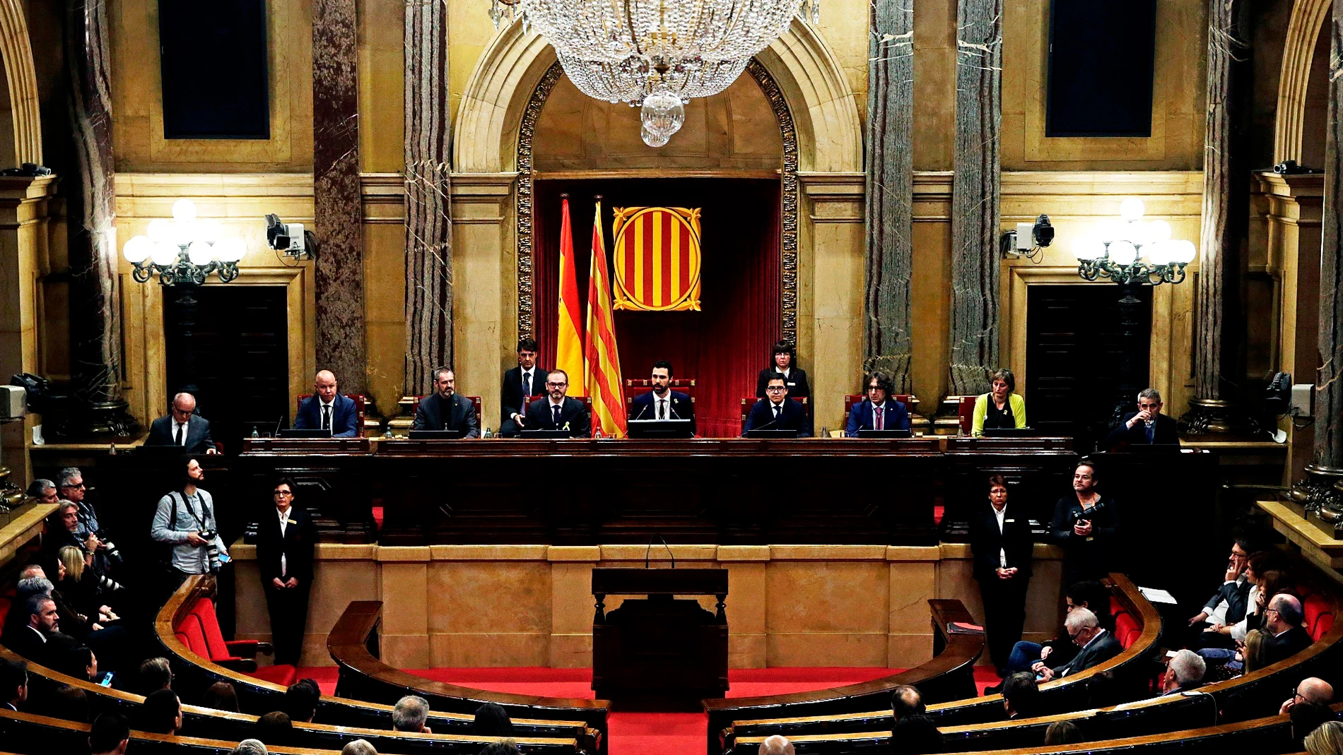 Vista del Parlament de Cataluña