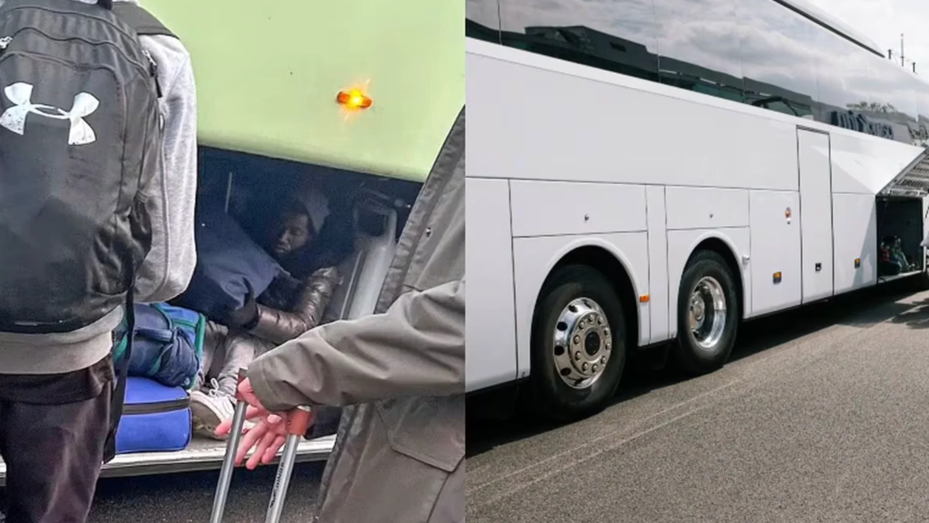 Los dos inmigrantes encontrados dentro del maletero del autocar escolar en la localidad de Totton, cerca de Southampton
