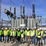 Alumnos burgaleses de FP del Simón de Colonia visitan la subestación Villímar