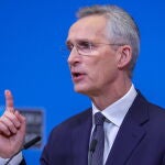 NATO Secretary General Stoltenberg holds pre-ministerial press conference in Brussels