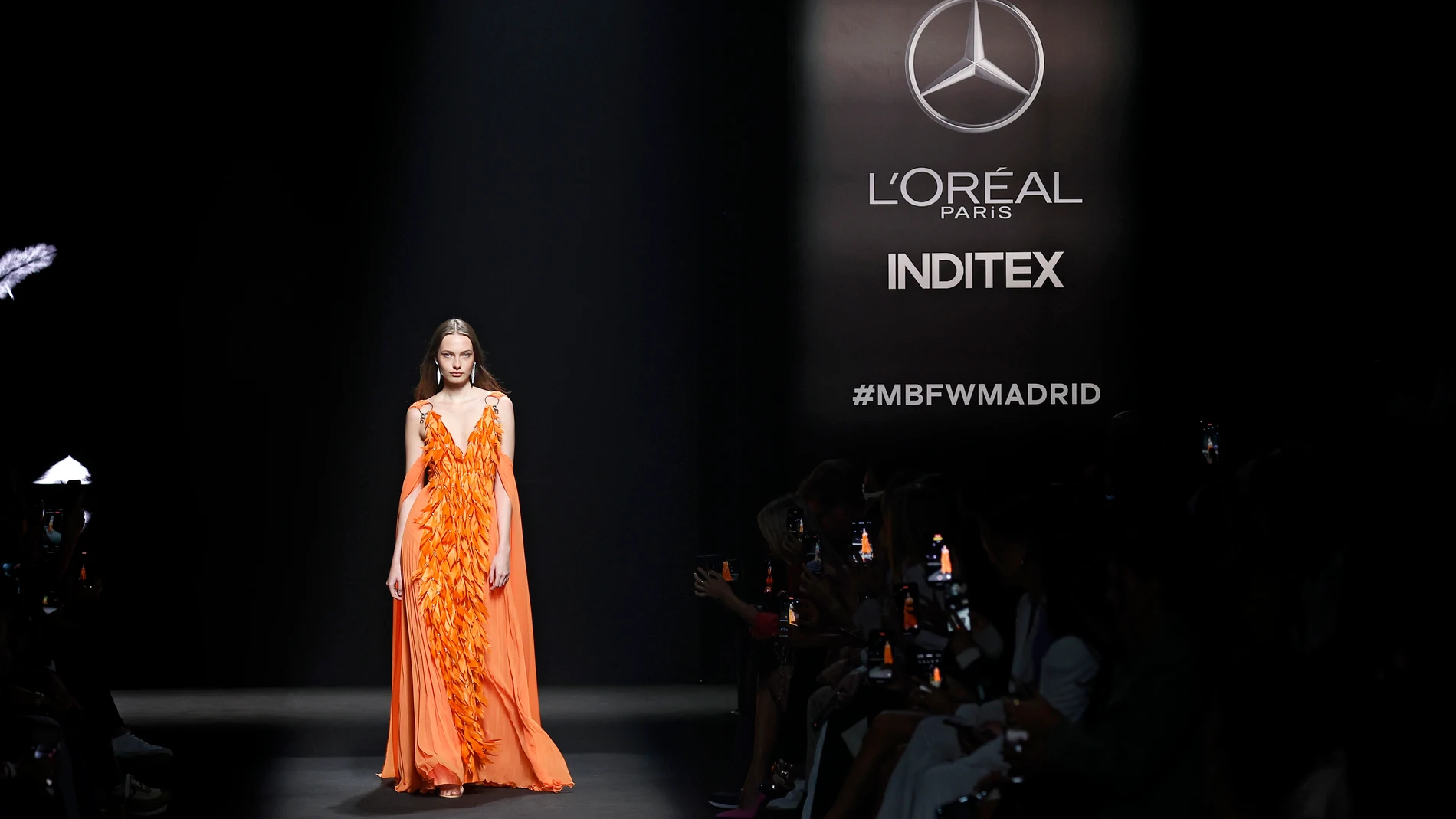 Imagen de archivo de uno de los desfiles del pasado año en la Mercedes-Benz Fashion Week de Madrid