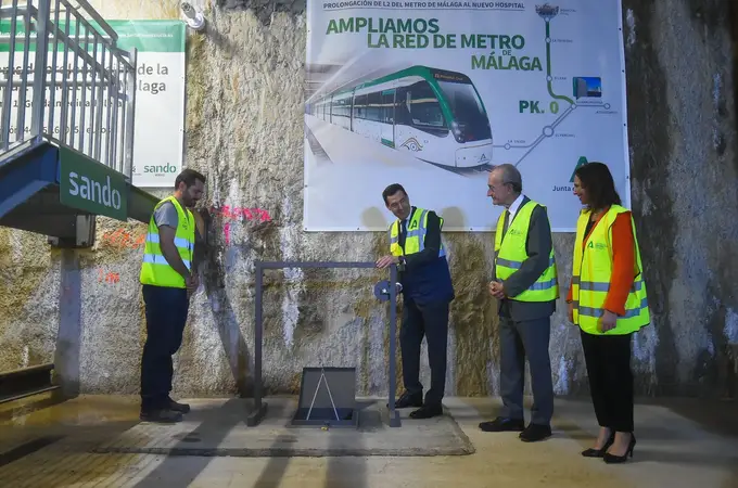 Arrancan las obras de la prolongación de la línea 2 del metro de Málaga hasta el Hospital Civil