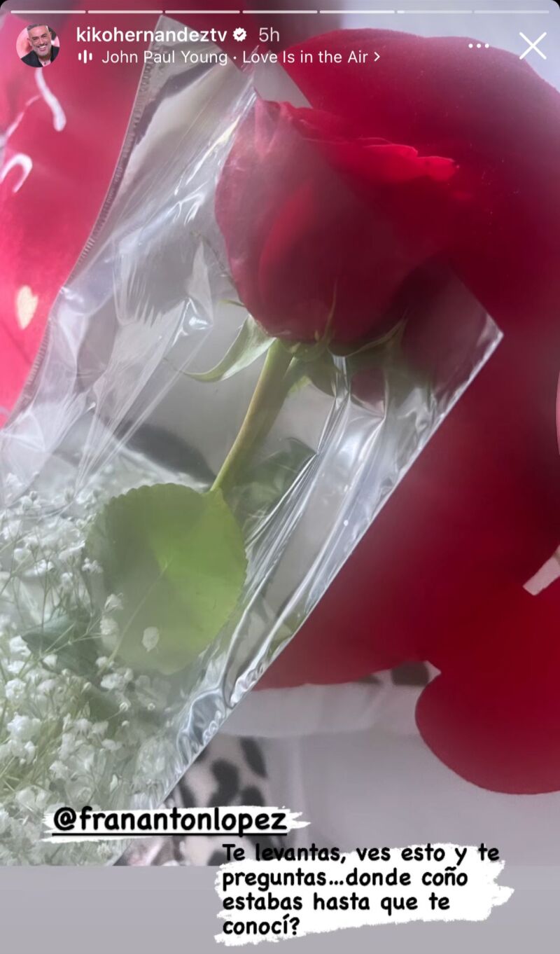 El regalo de Fran Antón a Kiko Hernández por San Valentín