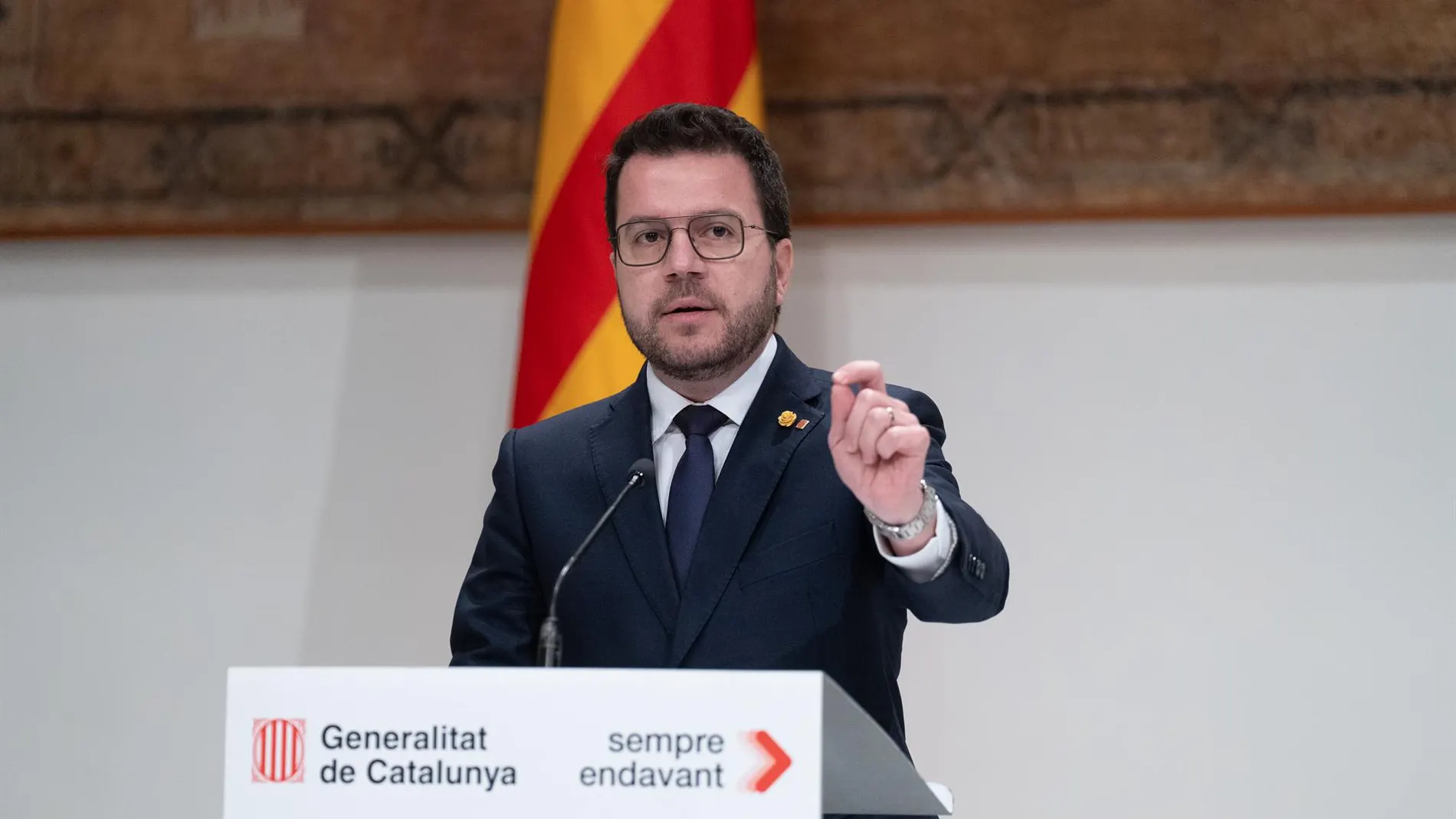 Aragonès responde al discurso del Rey: la independencia judicial "no se deja llevar por odios"