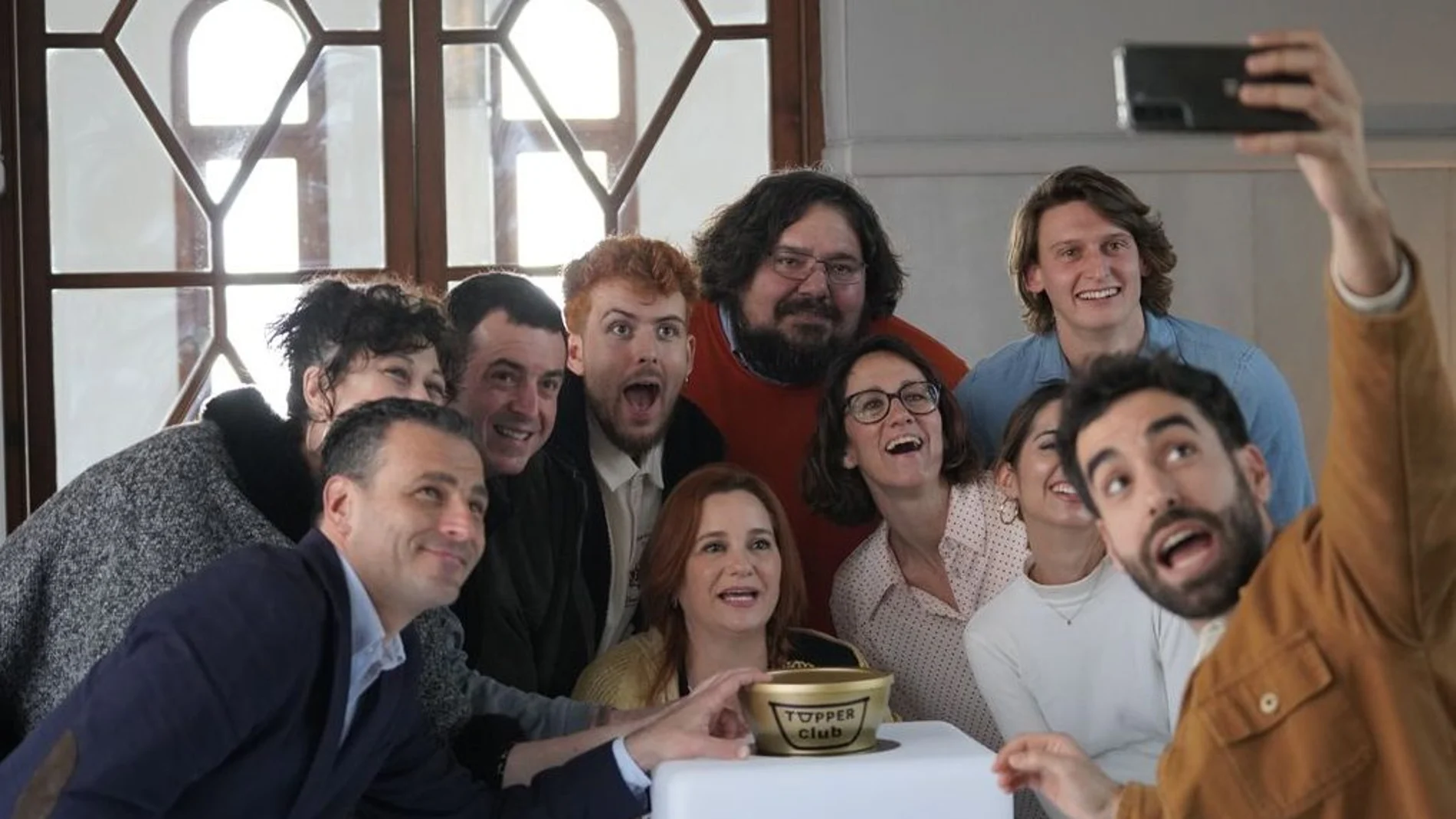 Ricard Camarena y Alfred Costa ayer durante la presentación del nuevo espacio