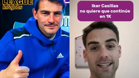 Iker Casillas y Erik Llorca