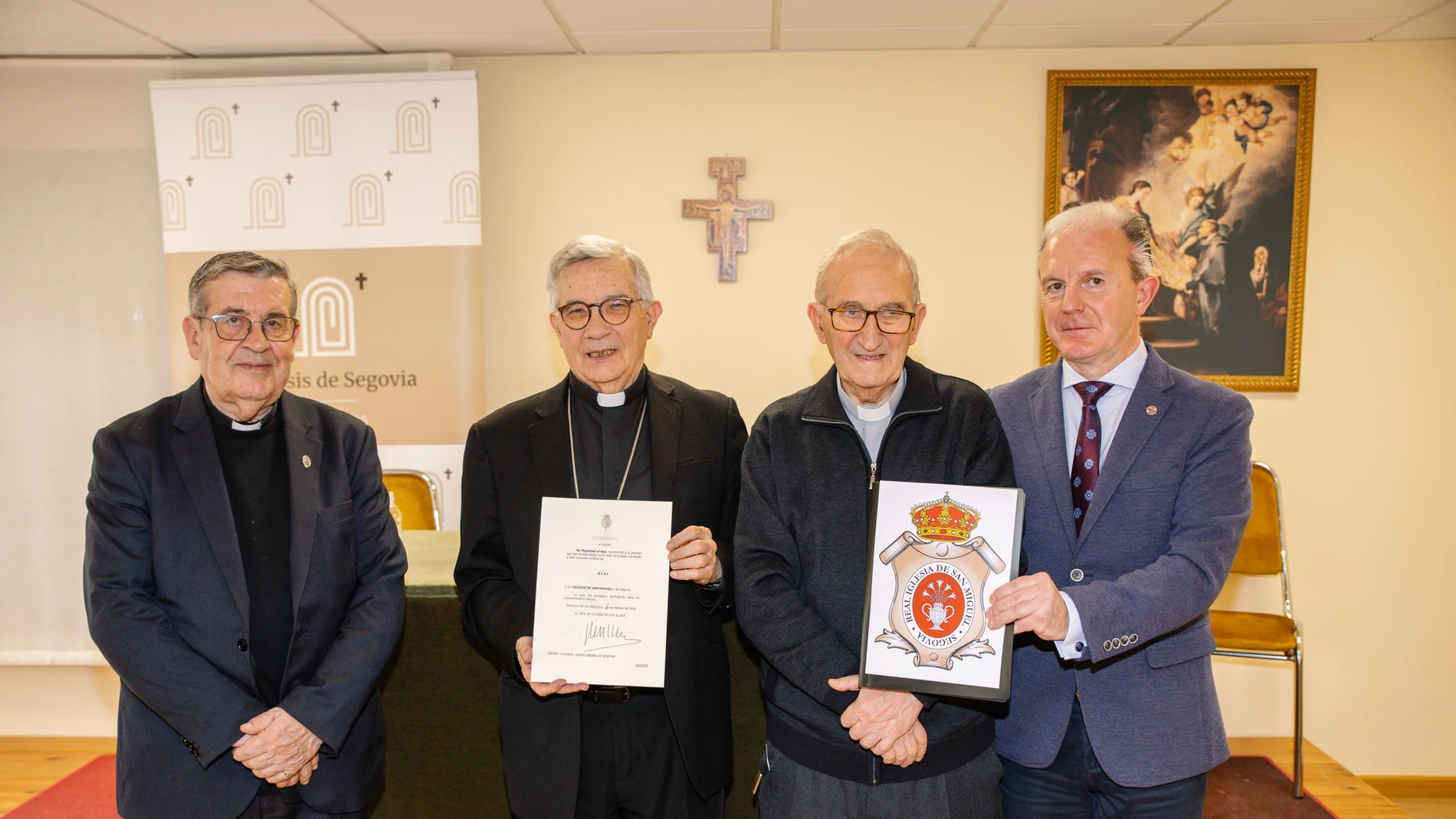  La Diócesis de Segovia informa sobre la concesión del título de ‘Real’ de S.M. El Rey de España, Felipe VI, a la iglesia de San Miguel, con motivo del 550 aniversario de la proclamación de la Reina Isabel de Castilla