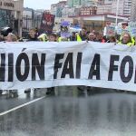 Ganaderos colapsan A Coruña contra el abandono del rural 