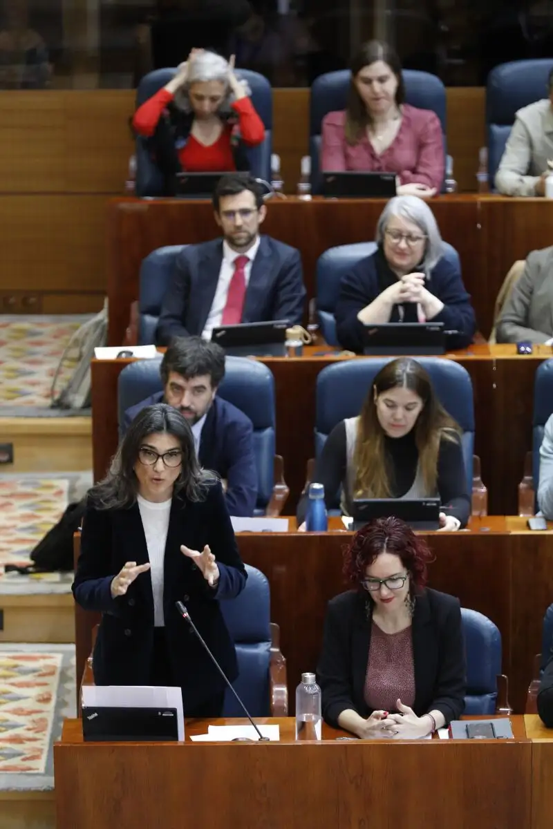 Pleno en la Asamblea de Madrid. © Jesús G. Feria.