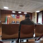 Imagen del acusado durante el juicio celebrado en la Audiencia de Jaén
