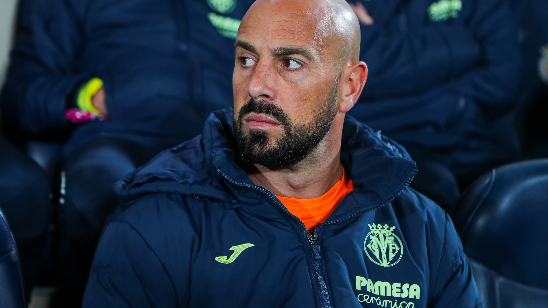 Pepe Reina of Villarreal looks on during the spanish league, La Liga EA Sports, football match played between Villarreal CF and Getafe CF at Estadio de la Ceramica on February 16, 2024, in Villarreal, Spain. AFP7 16/02/2024 ONLY FOR USE IN SPAIN