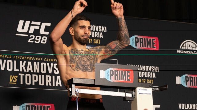 El pesaje de Topuria y Volkanovski: 144,5 libras cada uno y pelea confirmada