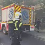 Incendio sin heridos, pero con mucho humo, en un restaurante de Chamberí