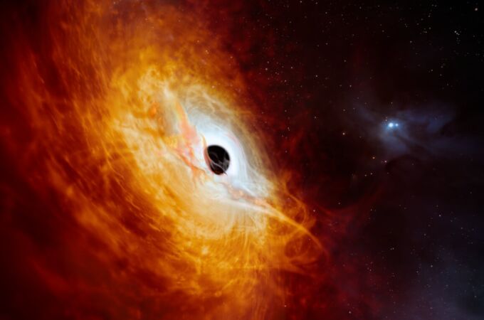 J0529-4351 el objeto más luminoso del universo. 